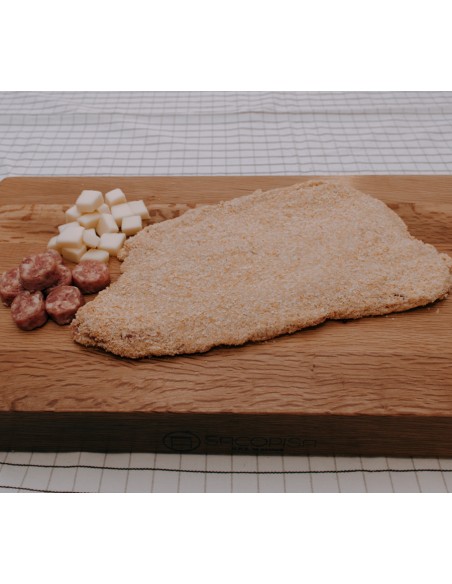 Cachopo - Longaniza y queso 700 gr aprox