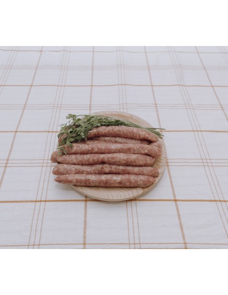 Salchichas trufadas al cava de ternera y magro 500 gr