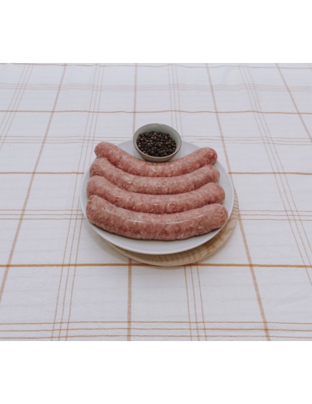 Salchichas aragonesas de ternera y magro 500 gr