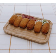 Croqueta jamón frita 6 uds