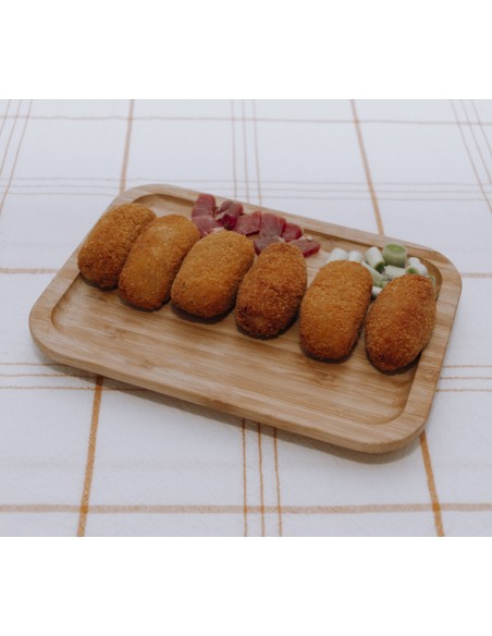 Croqueta jamón frita 6 uds