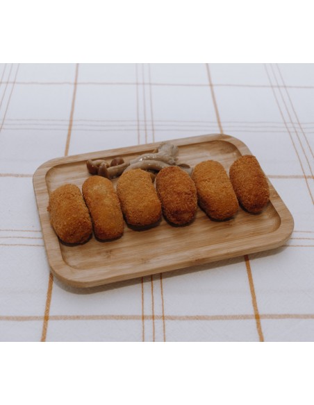 Croqueta setas frita 6 uds