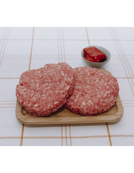 Burgers rellenas - Morcilla, queso y pimiento de piquillo 2 uds x 300 gr