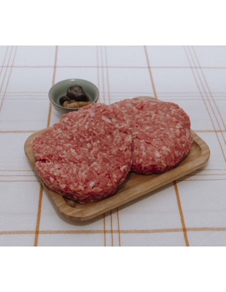 Burgers rellenas -  Crema de champiñón y boletus 2 uds x 300 gr