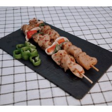 Brochetas de pollo jardinera 2 uds
