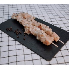 Brochetas de pollo miel y mostaza 2 uds