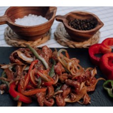 Ternera Tereyaki con verduras 500 gr