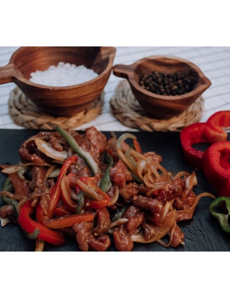 Ternera Tereyaki con verduras 500 gr